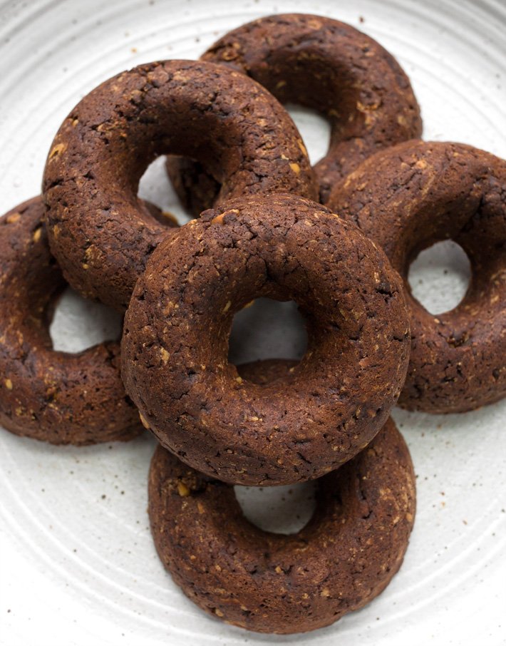 Donuts saudáveis (sem suporte, sem óleo) Donuts saudáveis (sem suporte, sem óleo)