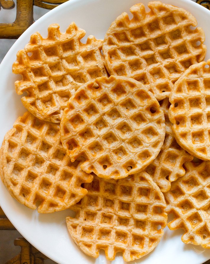 Waffles de proteína