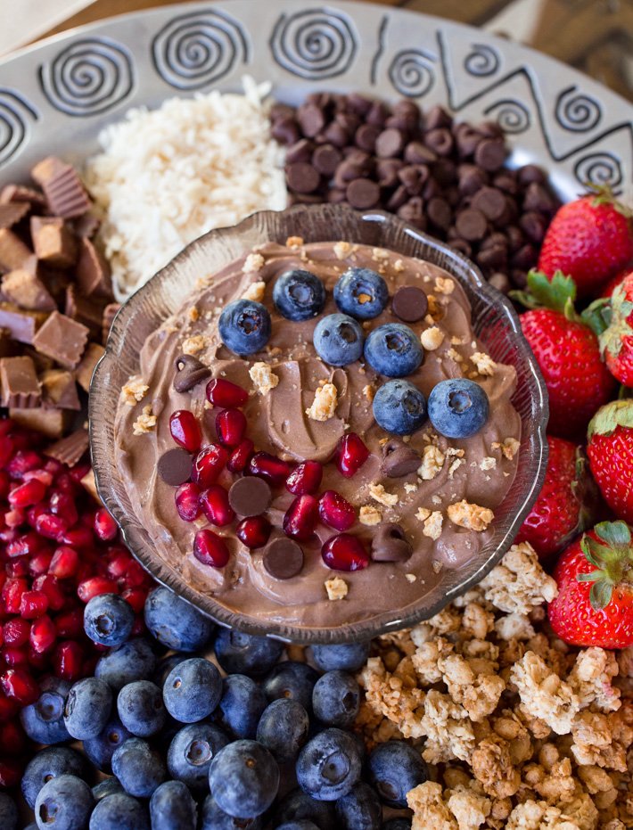 Fluff de lanche de alta proteína fácil