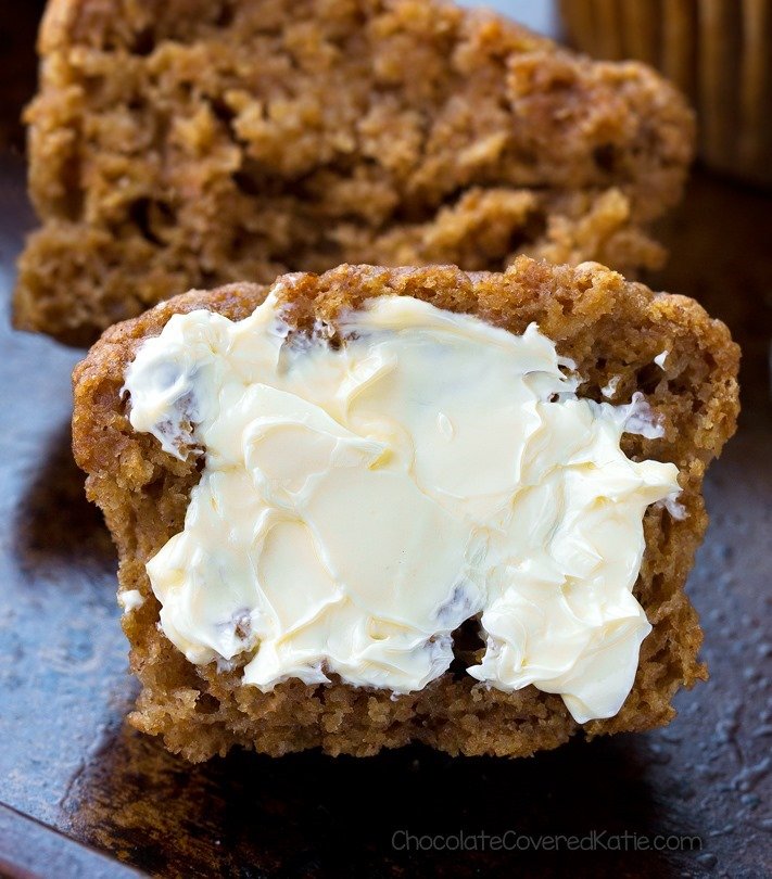 Os melhores muffins fáceis de maçã saudável