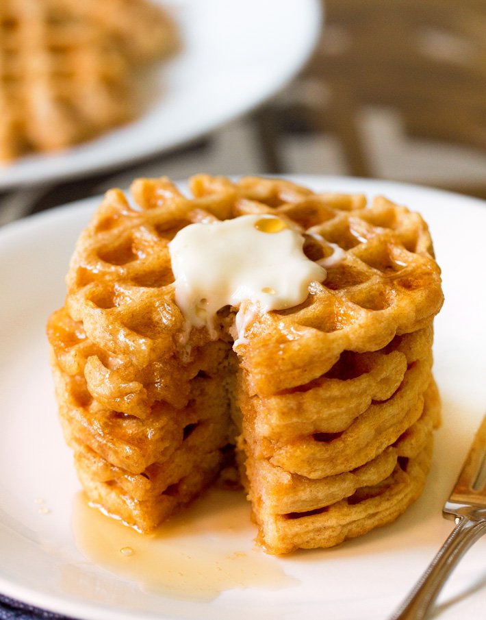 Waffles de proteína