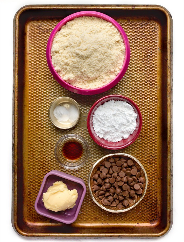 Ingredientes de biscoito sem açúcar