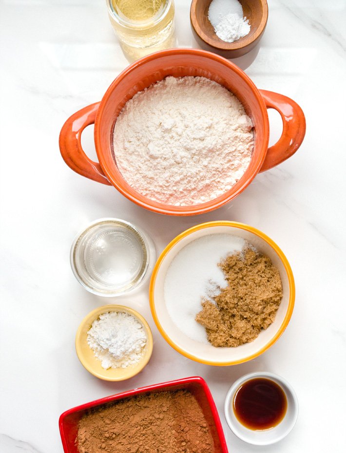 Ingredientes de brownie de abóbora caseiro Ingredientes de brownie de abóbora caseiro