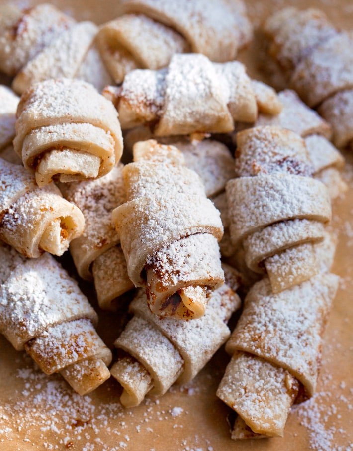 Biscoitos Rugelach Caseiros Sem Ovos