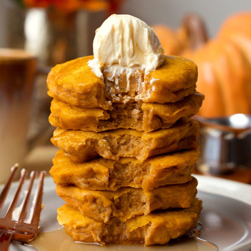 Vegan Pumpkin Pancakes Recipe