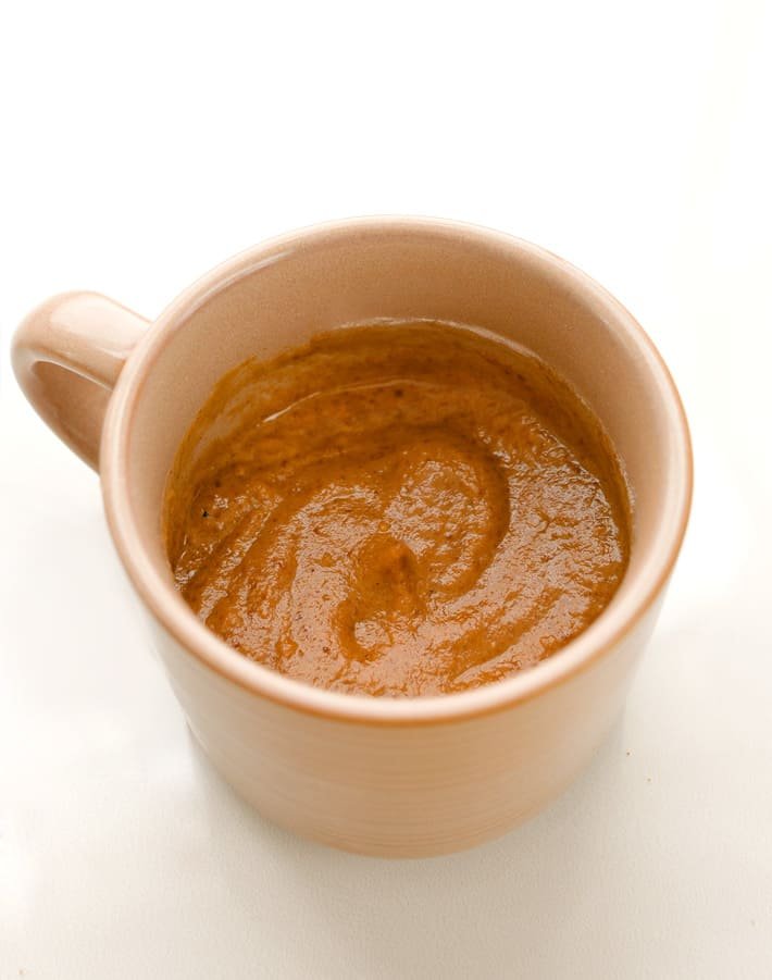 Bolo De Caneca De Cenoura De Porção Individual