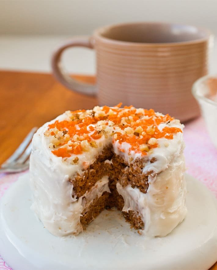 Bolo De Cenoura De Baixa Caloria