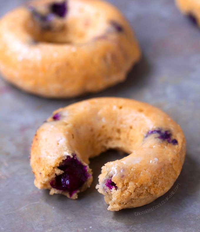 Donuts de Mirtilo Assados