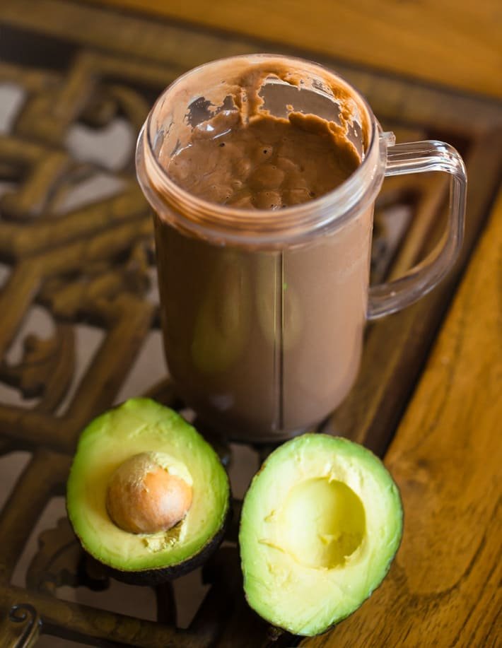 Bebida de Abacate com Chocolate