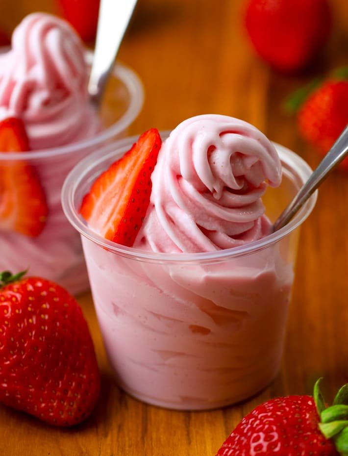 Sorvete de morango Disney Dole Whip