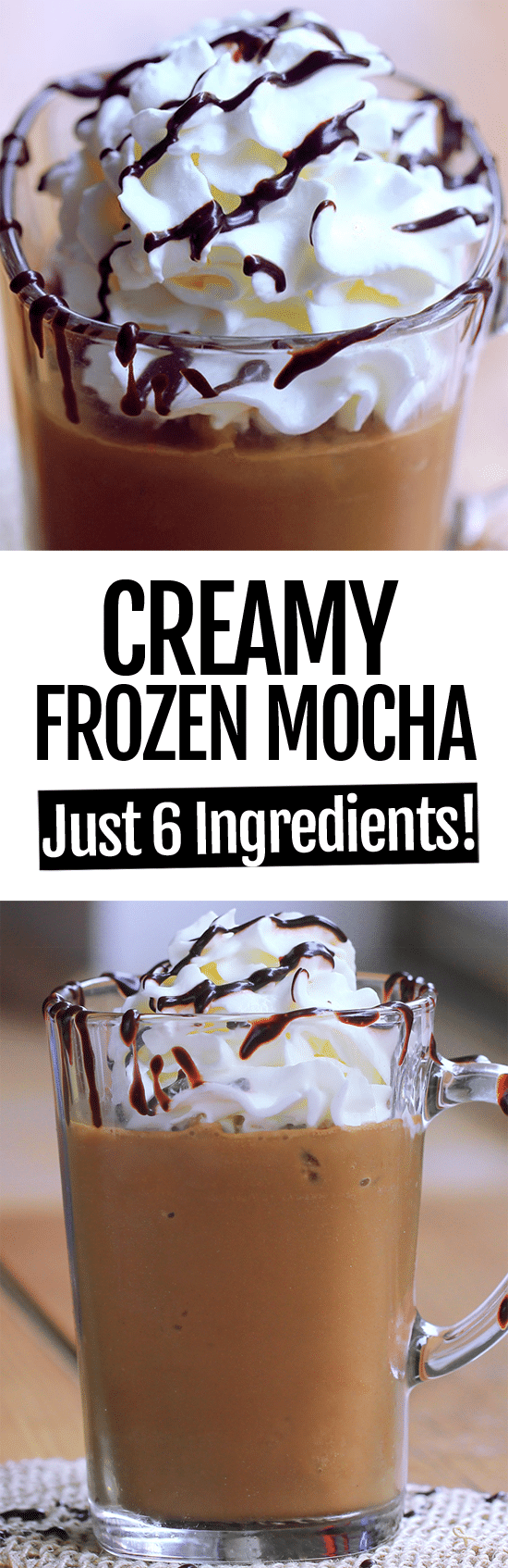 Receita de Mocha Congelada com Mistura Cremosa