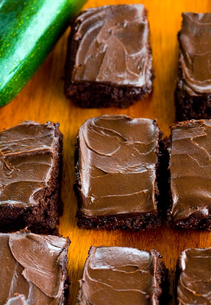 Receita de Brownies de Abobrinha Receita de Brownies de Abobrinha