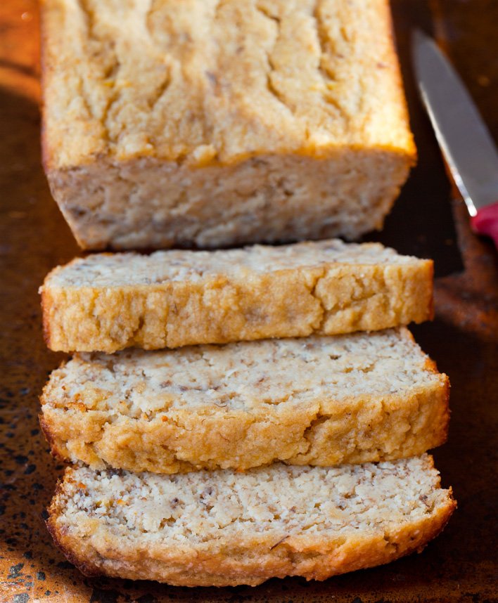 Receita de pão de banana low carb com amêndoas Receita de pão de banana low carb com amêndoas