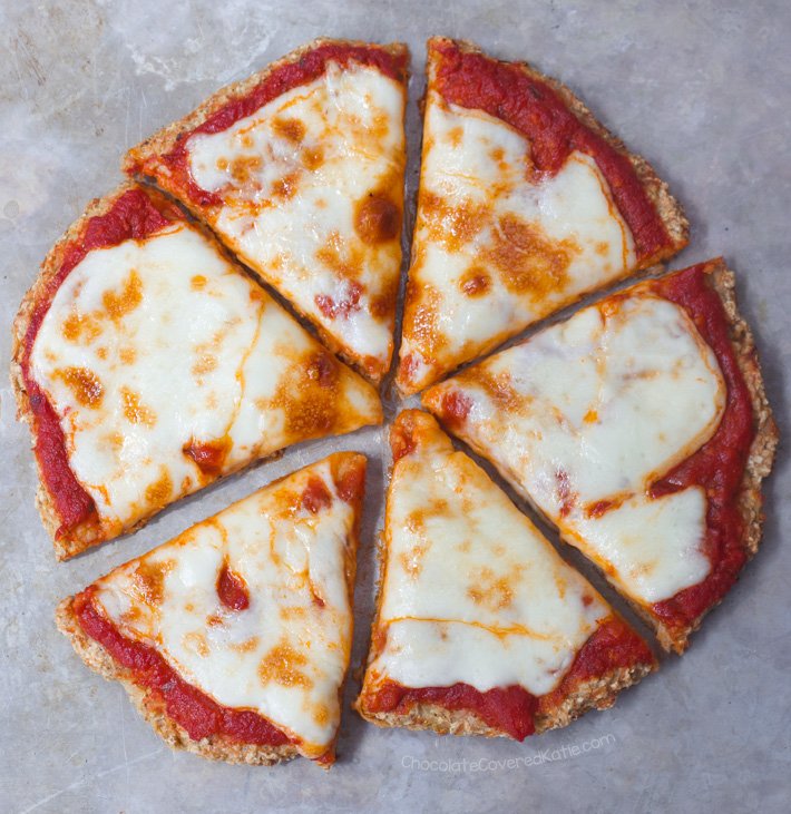 Receita fácil de pizza de couve-flor com 5 ingredientes