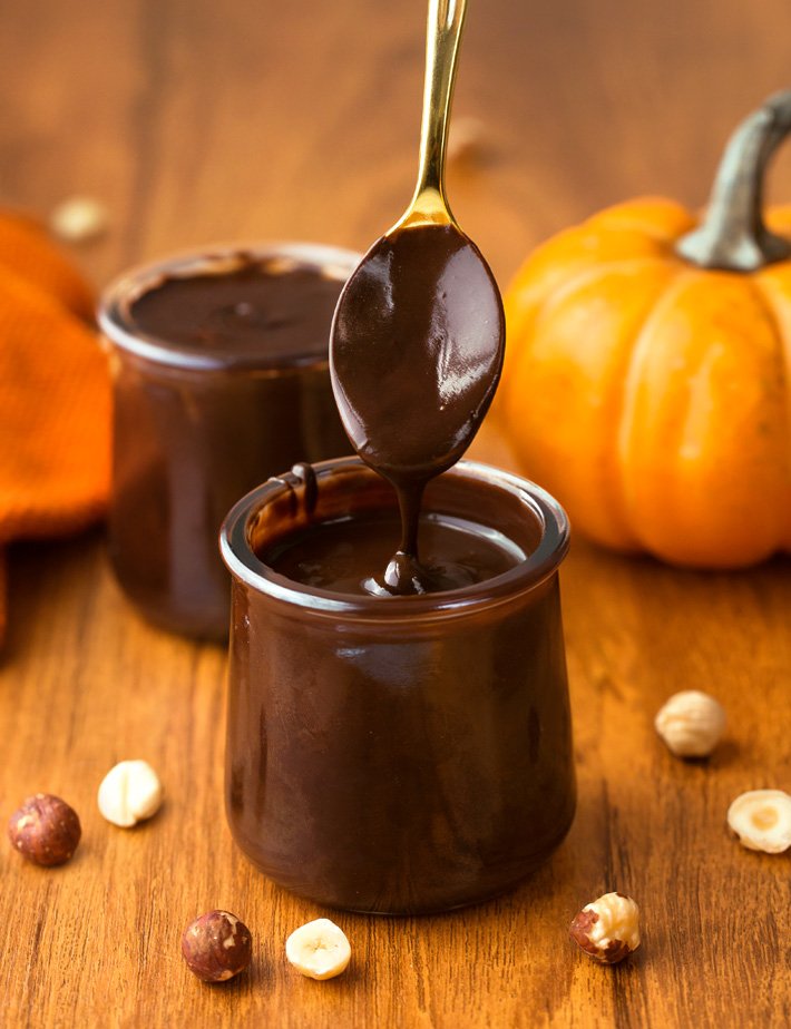 Creme de Nutella com Abóbora e Chocolate Amargo